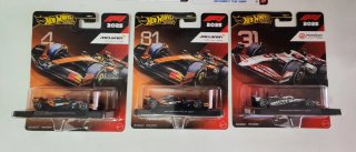 5 Hot Wheels Formula 1 (3 Premium + 2 Mainline)