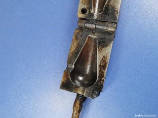 Molde para plomos de pesca