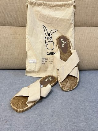 Ciabatte Caido Beige Tg 42