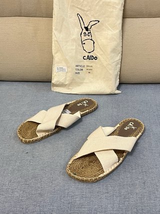 Ciabatte Caido Beige Tg 42