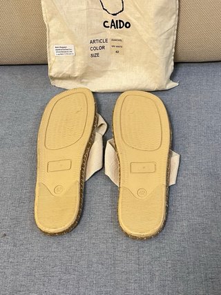 Ciabatte Caido Beige Tg 42
