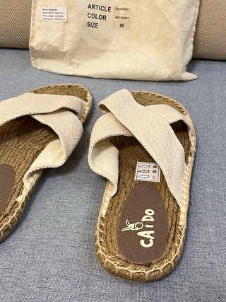 Ciabatte Caido Beige Tg 42