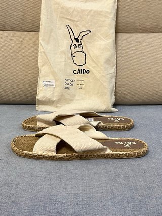 Ciabatte Caido Beige Tg 42