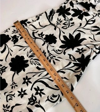 Vestito Midi Zara Lino Floreale Taglia S