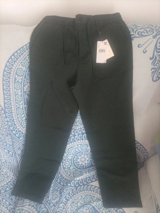 Pantalones Mango Verdes Hombre