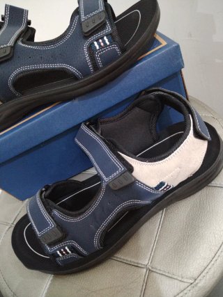 Sandali Uomo N.42 Blu e Beige