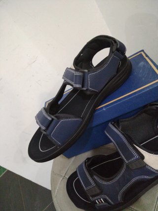 Sandali Uomo N.42 Blu e Beige
