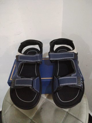 Sandali Uomo N.42 Blu e Beige