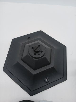 Eglo Laterna 4 Lámpara de pared para exterior de 1 foco, luz de pared de aluminio fundido en negro y cristal transparente, casqu