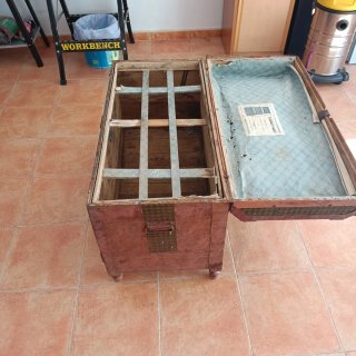 Baúl antiguo sin restaurar