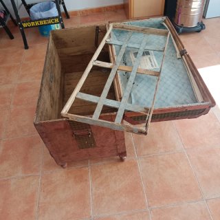 Baúl antiguo sin restaurar