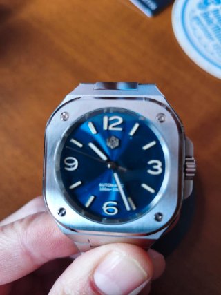 Reloj San Martin SN0074 Azul y Plateado