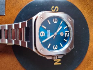 Reloj San Martin SN0074 Azul y Plateado