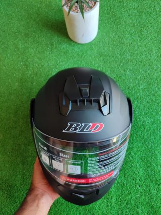 Casco Moto Modular Talla M Negro Unisex