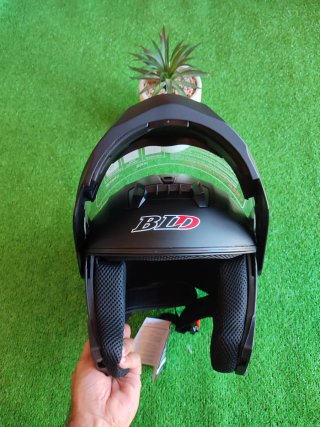 Casco Moto Modular Talla M Negro Unisex