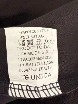 New Collection Gilet Lungo Donna Nero Taglia Unica
