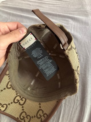 Cappello Gucci GG Beige/Marrone