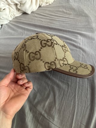 Cappello Gucci GG Beige/Marrone