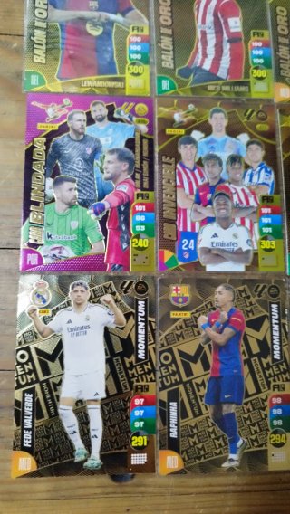 Lote cromos Adrenalyn 2024/25 Balón de Oro