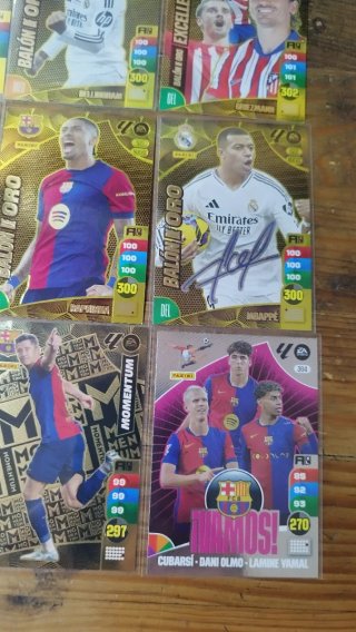 Lote cromos Adrenalyn 2024/25 Balón de Oro