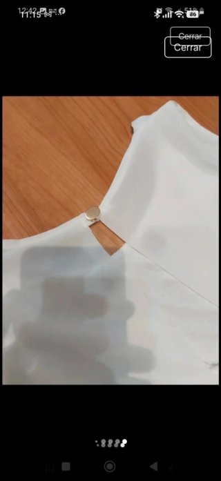 Vestido casual blanco verano talla única