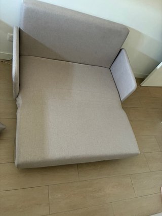 Sofá cama beige tela
