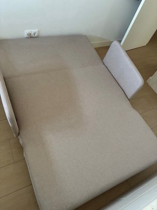 Sofá cama beige tela