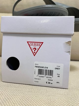 Ciabatte Guess Uomo Tg 44 Grigie
