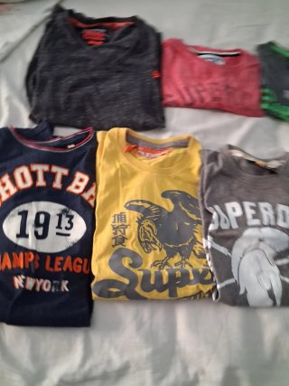 Lotto 10 maglie Superdry L/XL