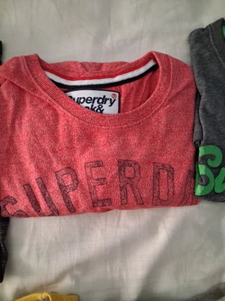 Lotto 10 maglie Superdry L/XL