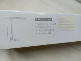 Moderna lampara de mesa plegable 5W