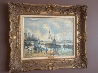 Cuadro La Seine à Berey (1875) Paul Cézanne