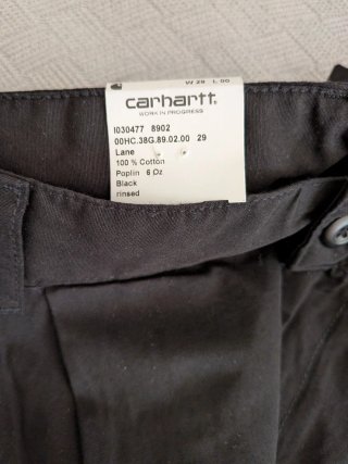 Pantalones Cargo Carhartt WIP Negros