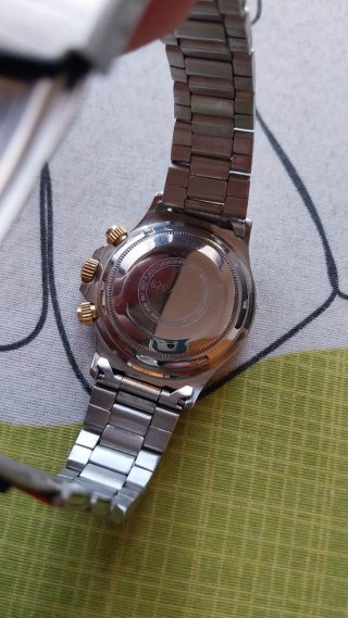 Orologio Kienzle Uomo Cronografo Oro Argento