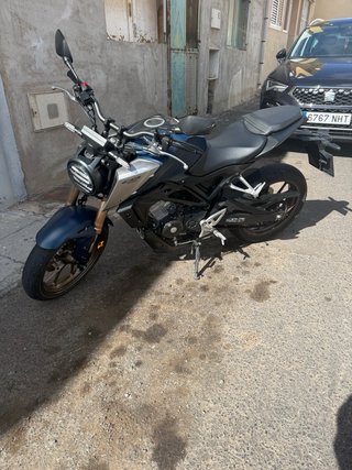 Moto Naked Azul/Gris Manual