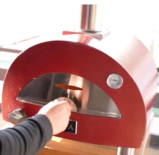 Horno Pizza Alfa Portable. Color rojo.