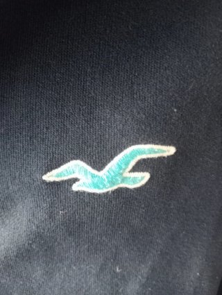 Sudadera Hollister Negra Talla S