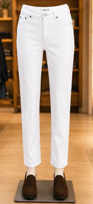 Vaqueros Pull&Bear Slim Fit Blancos T44