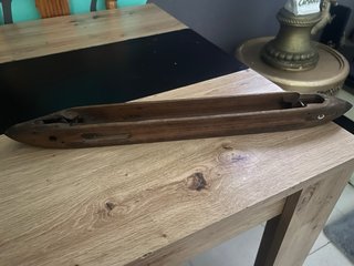Madera antigua para tejer
