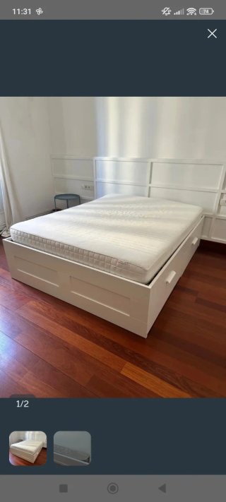 Cama de matrimonio+ colchon