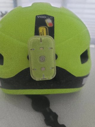 Casco Btwin niño con luz Talla M