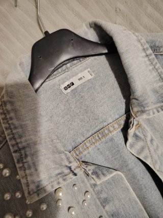 Cazadora vaquera perlas talla S