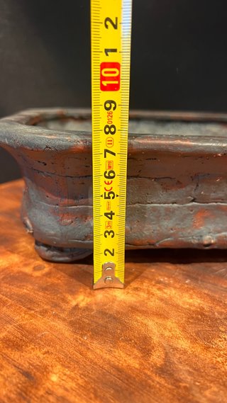 MACETA BONSAI SHUHOU RECTANGULAR TOKONAME JAPON