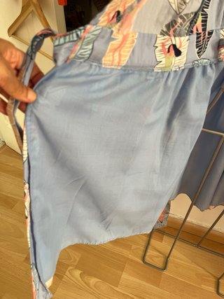 Vestido Minueto Estampado Bañistas Talla S
