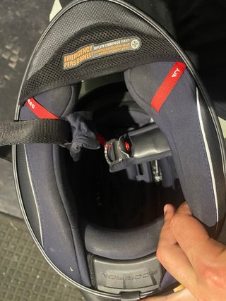 Casco Scorpion Negro y Amarillo + casco rosa y bla