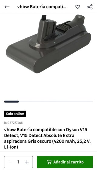 Batería aspiradora