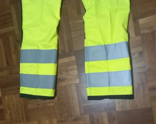 Pantalón Portwest Negro/Amarillo Talla 36