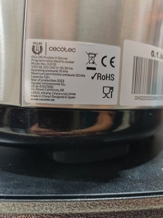 Olla Cecotec GM Modelo H Deluxe