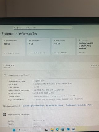 PC Sobremesa i3 9100