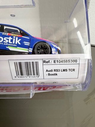 COCHE SCALEXTRIC AUDI RS3 BOSTIK NUEVO